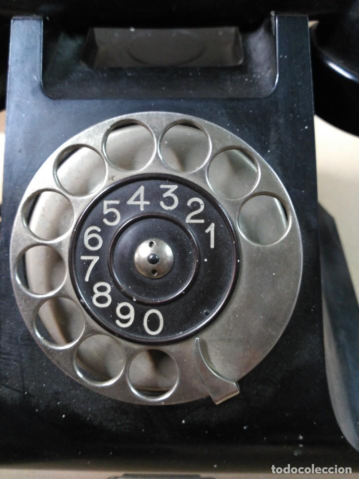 Tel&eacute;fonos: Telefono Ericsson de baquelita negro - Foto 12