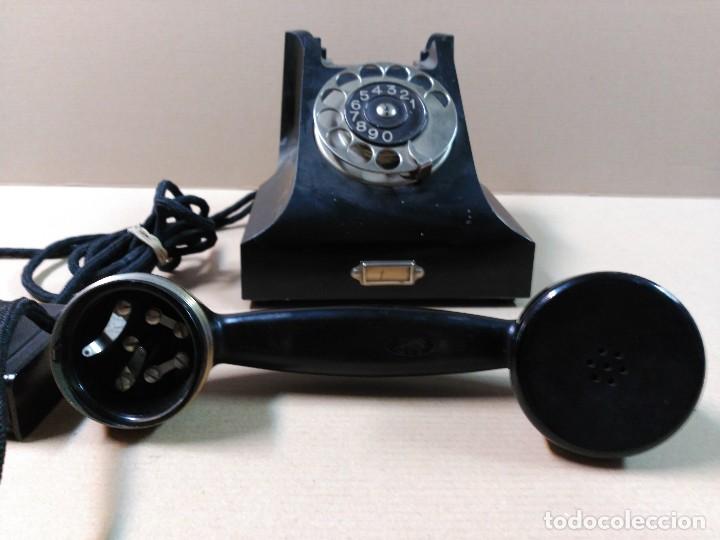 Tel&eacute;fonos: Telefono Ericsson de baquelita negro - Foto 13