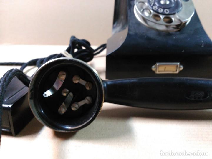 Tel&eacute;fonos: Telefono Ericsson de baquelita negro - Foto 14