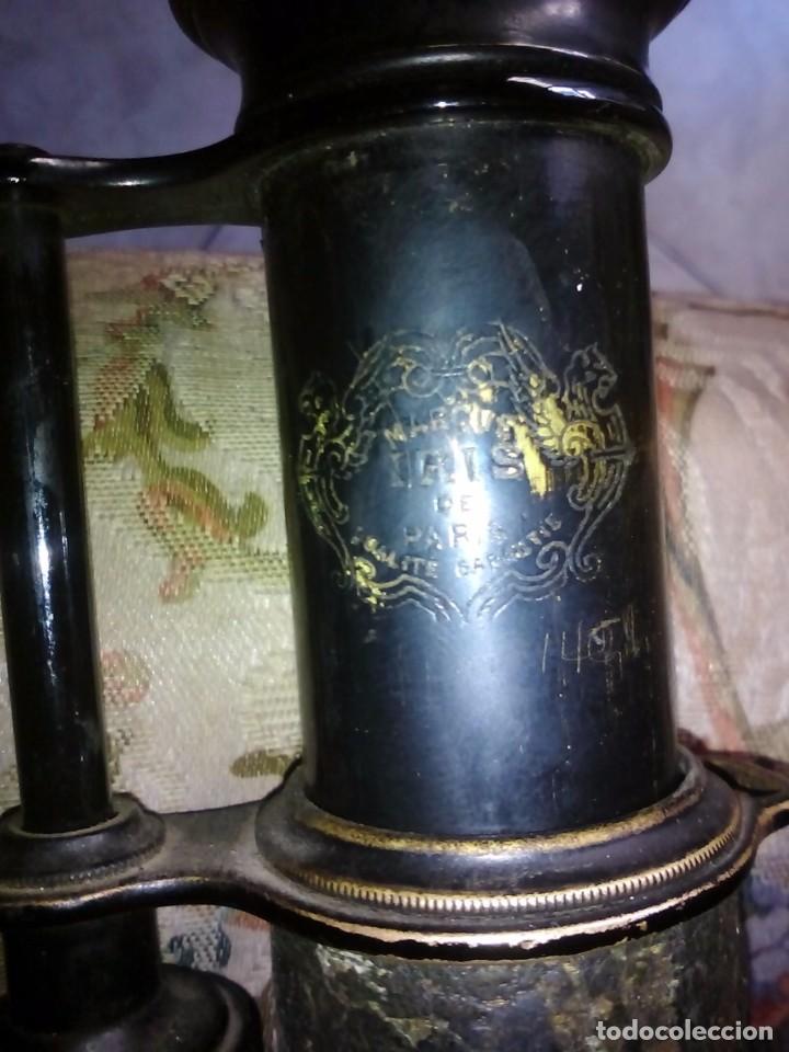 Antig&uuml;edades: ANTIGUOS BINOCULARES ETAT MAJOR . MARQUE IRIS DE PARIS. - Foto 2
