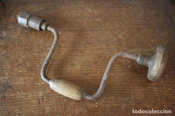 Antig&uuml;edades: Taladro manual antiguo con carraca - Foto 3