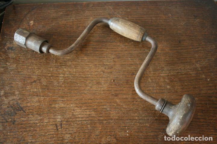 Antig&uuml;edades: Taladro manual antiguo con carraca - Foto 4
