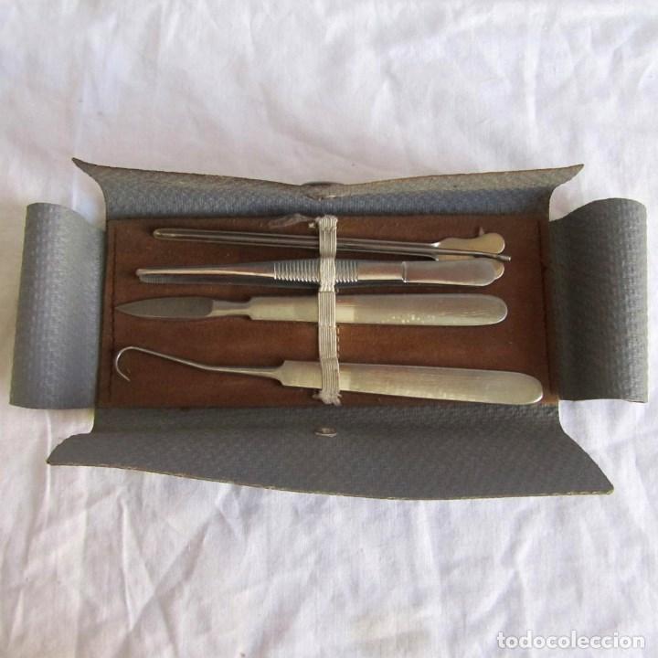 Antig&uuml;edades: Estuche de mano de instrumental m&eacute;dico - Foto 1