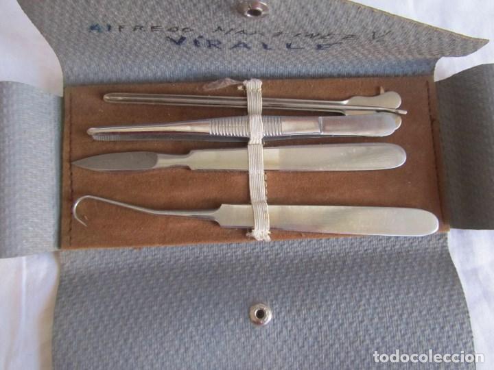 Antig&uuml;edades: Estuche de mano de instrumental m&eacute;dico - Foto 2