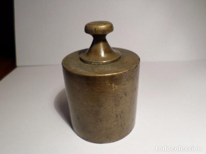 Antig&uuml;edades: JUEGO DE PESAS DE BRONCE - Foto 4