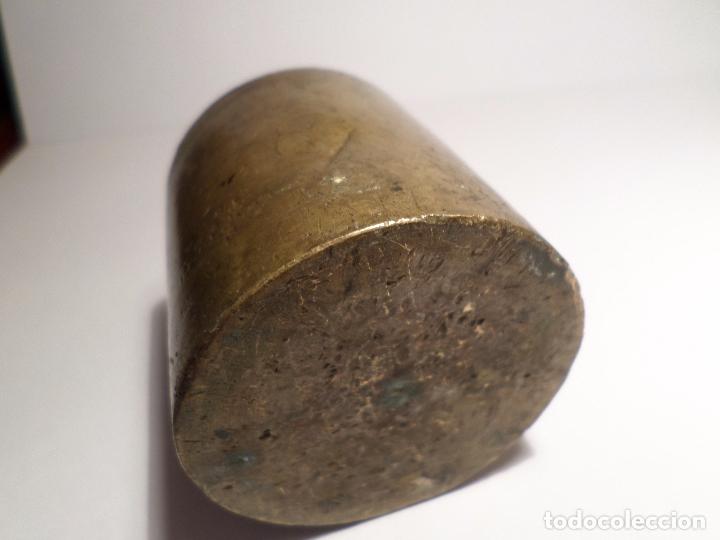 Antig&uuml;edades: JUEGO DE PESAS DE BRONCE - Foto 6
