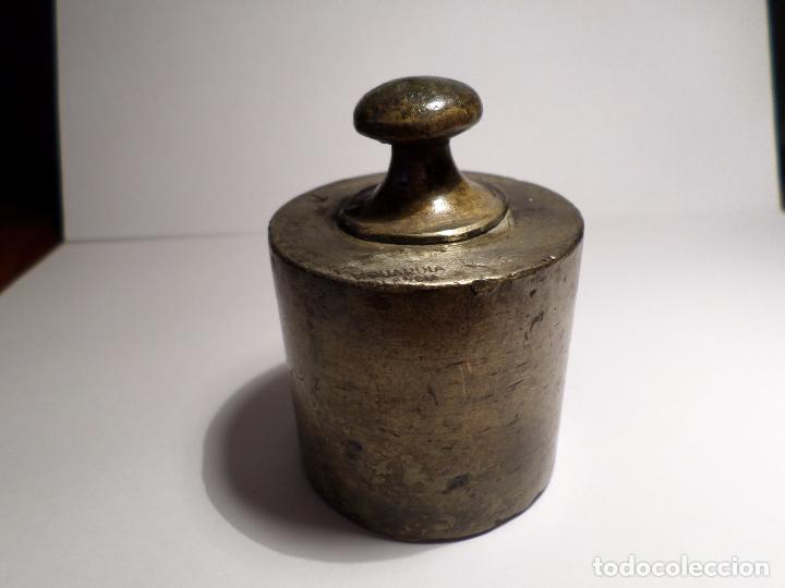 Antig&uuml;edades: JUEGO DE PESAS DE BRONCE - Foto 7
