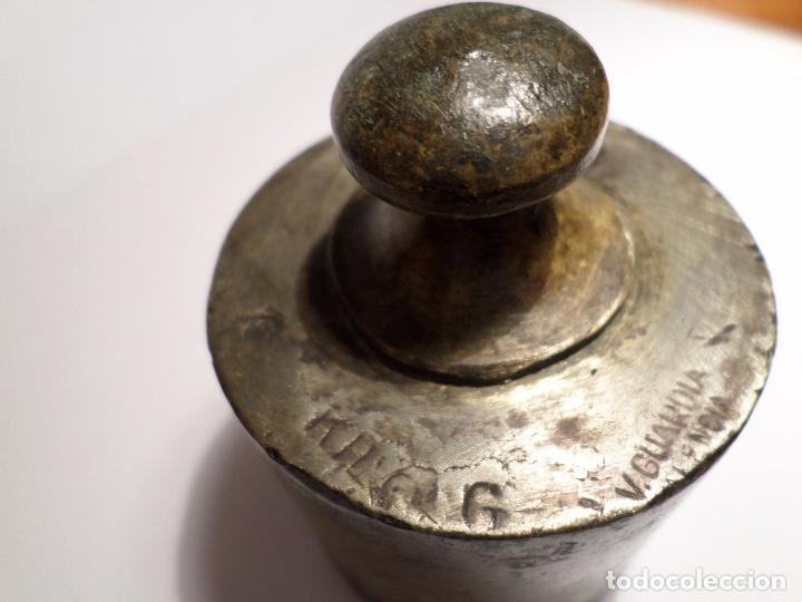 Antig&uuml;edades: JUEGO DE PESAS DE BRONCE - Foto 9