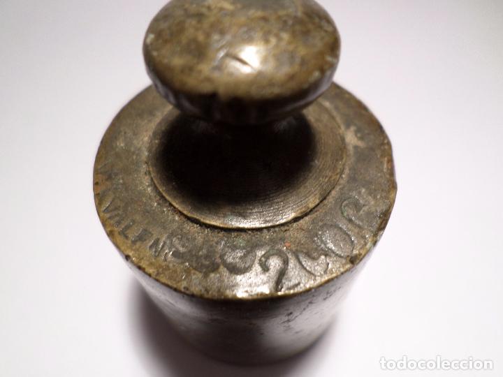 Antig&uuml;edades: JUEGO DE PESAS DE BRONCE - Foto 11