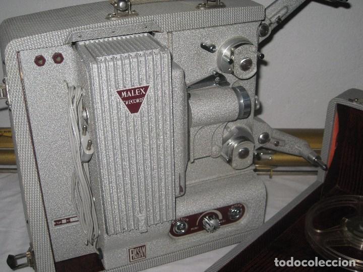 Antigüedades: Antiguo proyector Record, Malex, Ercsam. 8mm. Años 50 - Foto 2 - 71179993