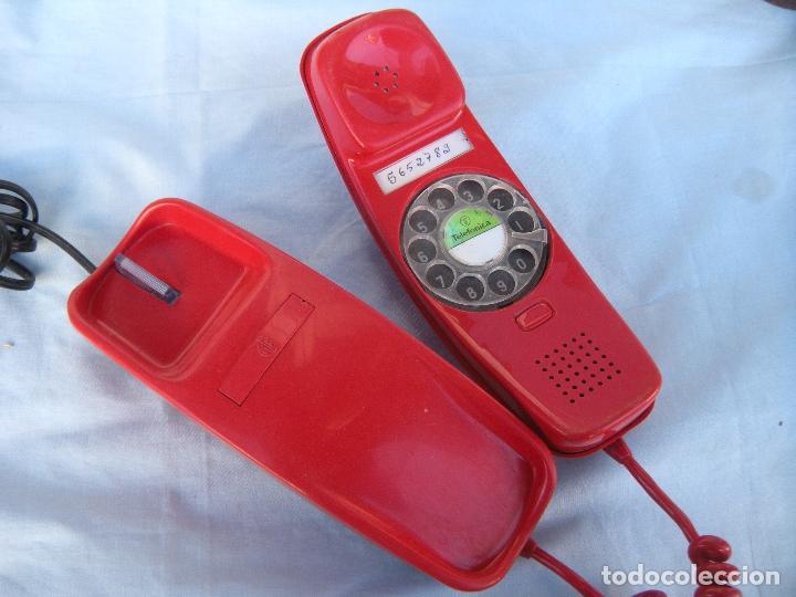Tel&eacute;fonos: TEL&Eacute;FONO G&Oacute;NDOLA ROJO VINTAGE - Foto 1