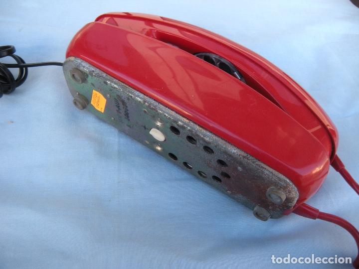 Tel&eacute;fonos: TEL&Eacute;FONO G&Oacute;NDOLA ROJO VINTAGE - Foto 4