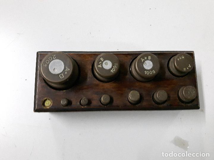 Antig&uuml;edades: Juego de pesas Balanza Bascula - Foto 1