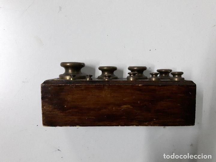 Antig&uuml;edades: Juego de pesas Balanza Bascula - Foto 2