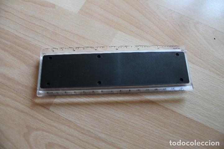 Antig&uuml;edades: CALCULADORA CON REGLA DE 15 CM - Foto 2
