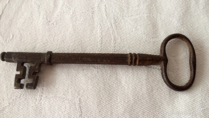 Antig&uuml;edades: Llave de hierro de finales del siglo XVIII - Foto 2
