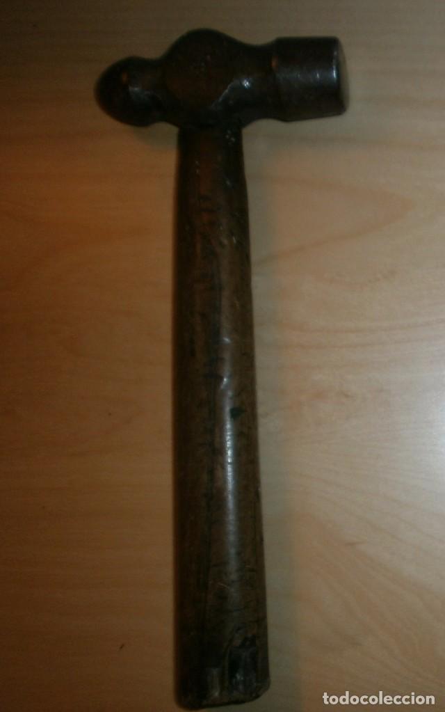 Antig&uuml;edades: Antiguo martillo hierro con mango madera - Foto 1