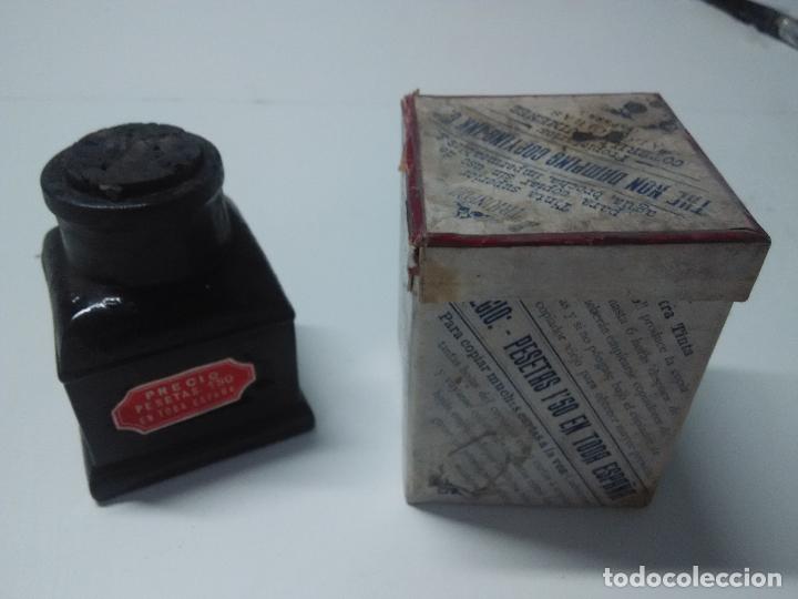 Antig&uuml;edades: caja y tintero de Tinta triunfo - Foto 1