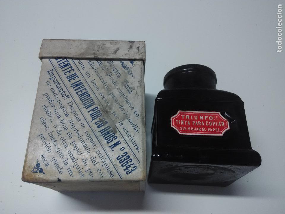 Antig&uuml;edades: caja y tintero de Tinta triunfo - Foto 2