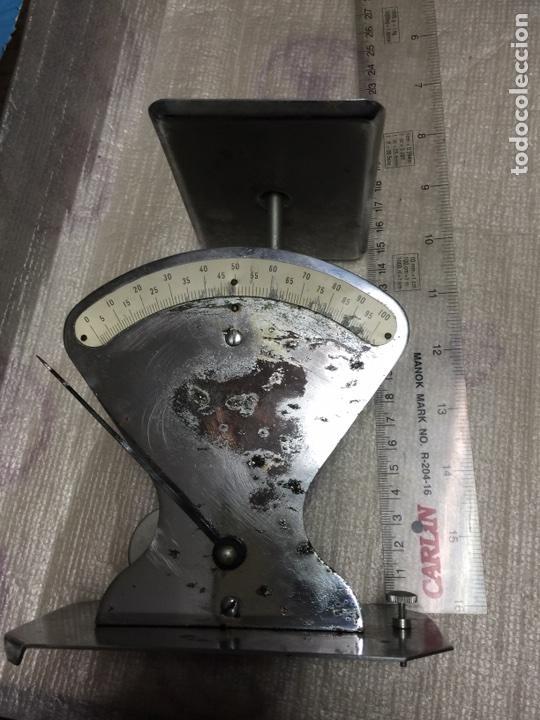 Antig&uuml;edades: MINI PESO DE PRECISION ANTIGUO. PESA CARTAS. 100 G. - Foto 6