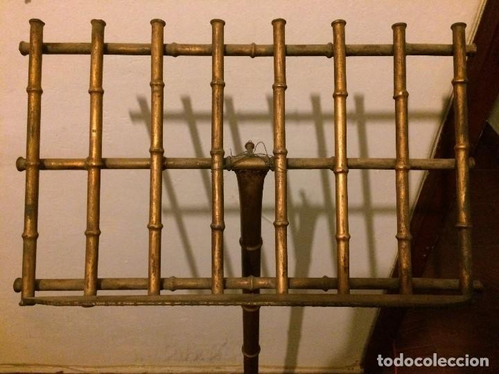 Antig&uuml;edades: ATRIL FORJA Y ORO (leer condiciones de venta). - Foto 3