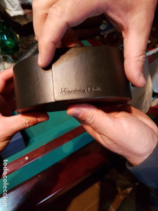 Antig&uuml;edades: BONITA FUNDA DE GAFAS DE PIEL DE LA MARCA MAXIMO DUTTI. - Foto 5