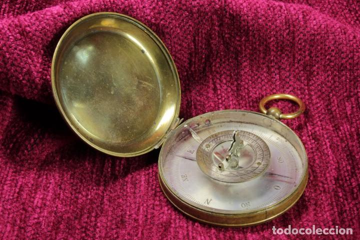 Antig&uuml;edades: Reloj Solar Port&aacute;til. S.XIX - Foto 1