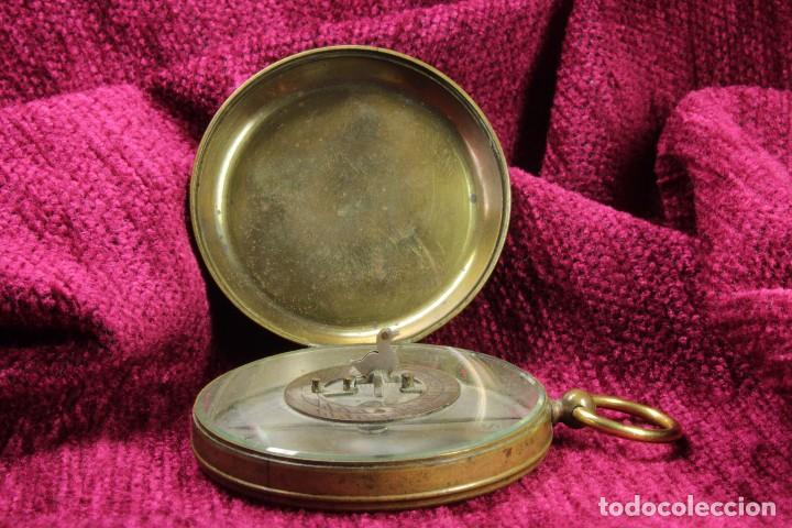 Antig&uuml;edades: Reloj Solar Port&aacute;til. S.XIX - Foto 3