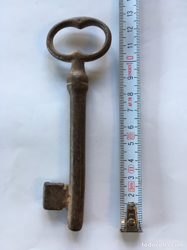 Antig&uuml;edades: Llave de forja.- Siglo XIX - Foto 1