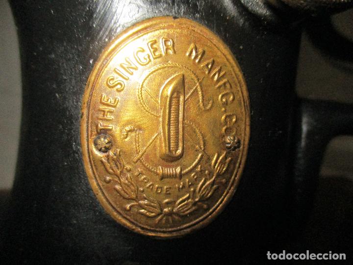 Antig&uuml;edades: MAQUINA DE COSER SINGER, ESCOCIA 1925 - Foto 3