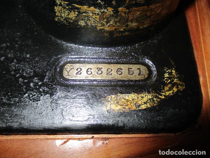Antig&uuml;edades: MAQUINA DE COSER SINGER, ESCOCIA 1925 - Foto 7