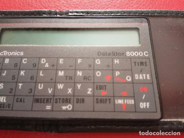 Antig&uuml;edades: CALCULADORA SELECTRONICS DATA STOR 8000C CON FUNDA TIPO CARTERRA - Foto 4