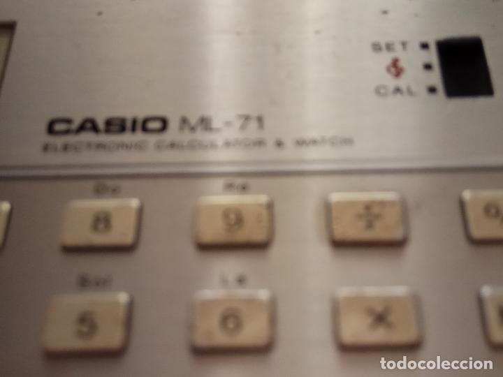 Antig&uuml;edades: CALCULADORA ML- 71 ELECTRONIC CALCULATOR & WATCH - Foto 3