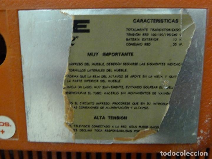 Antig&uuml;edades: TV TELEVISOR ELBE MINOR - Foto 6