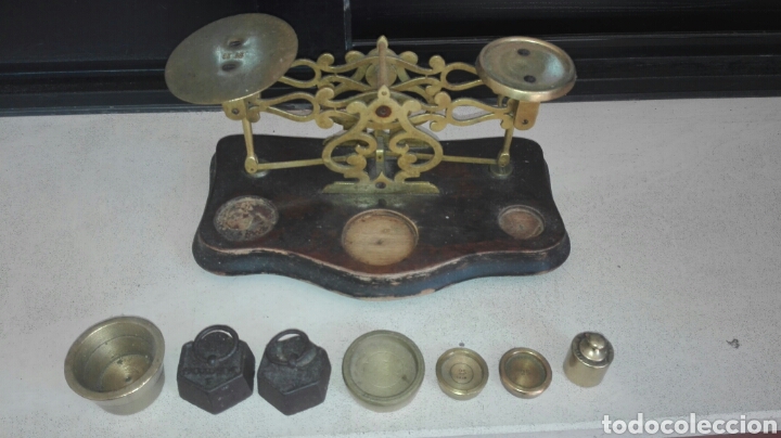 Antig&uuml;edades: Antigua B&aacute;scula - Balanza de Cartas - Foto 3