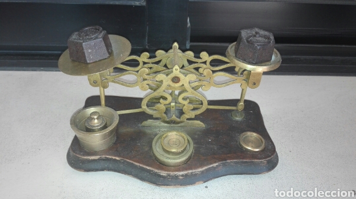 Antig&uuml;edades: Antigua B&aacute;scula - Balanza de Cartas - Foto 12