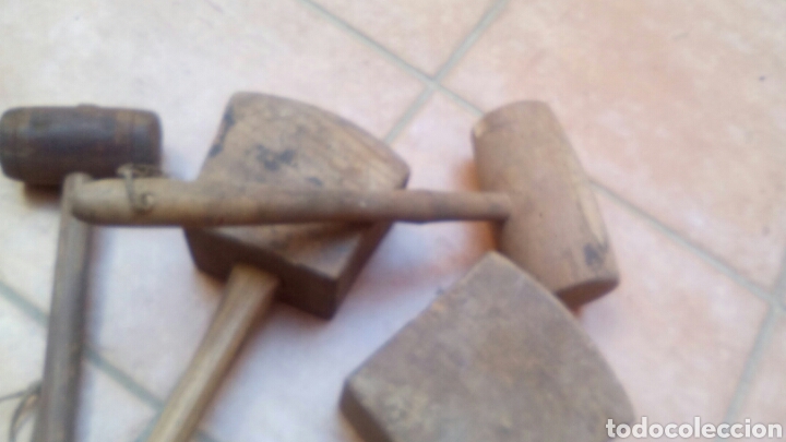 Antig&uuml;edades: Lote de mazas antiguas - Foto 2