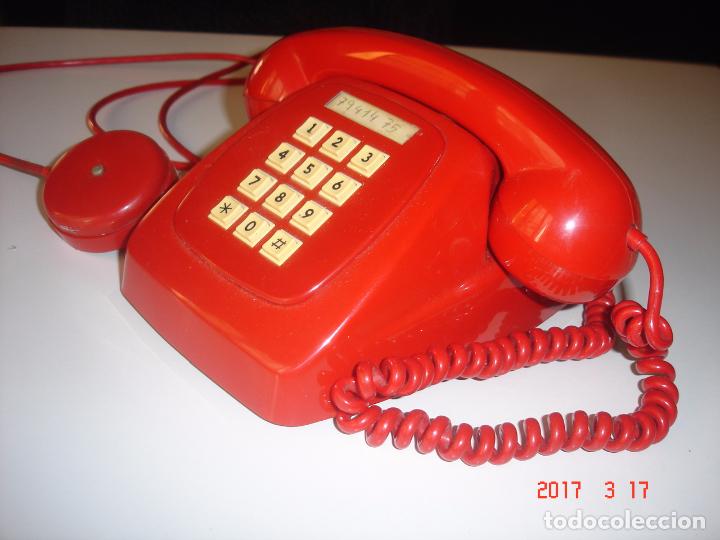 Tel&eacute;fonos: TEL&Eacute;FONO MODELO HERALDO COLOR ROJO ORIGINAL - Foto 3