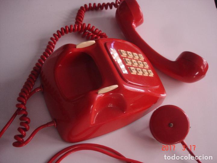 Tel&eacute;fonos: TEL&Eacute;FONO MODELO HERALDO COLOR ROJO ORIGINAL - Foto 4