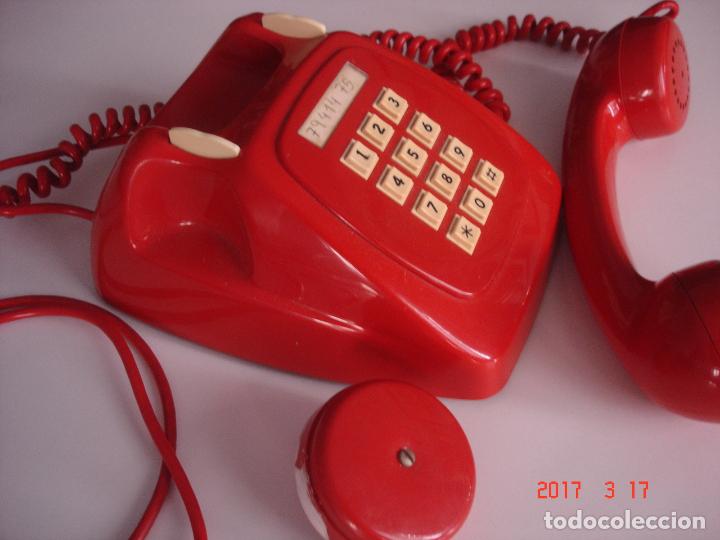 Tel&eacute;fonos: TEL&Eacute;FONO MODELO HERALDO COLOR ROJO ORIGINAL - Foto 6
