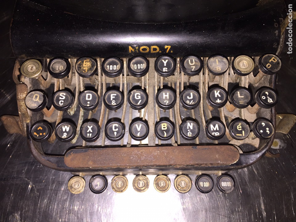 Antig&uuml;edades: M&aacute;quina de escribir Adler - Foto 7