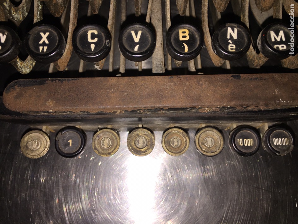Antig&uuml;edades: M&aacute;quina de escribir Adler - Foto 8