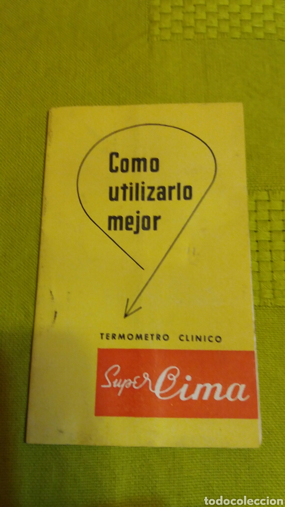 Antig&uuml;edades: FOLLETO TERMOMETRO CIMA - Foto 1