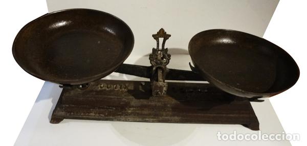 Antig&uuml;edades: Balanza de 10 kg - Foto 2