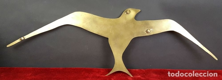 Antig&uuml;edades: AVE EN BRONCE. CHARRAN. MECANIZADO. SIGLO XX. - Foto 3