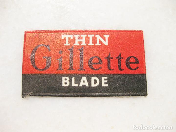 Antig&uuml;edades: HOJA DE AFEITAR DE LA MARCA GILLETTE THIN BLADA - Foto 1