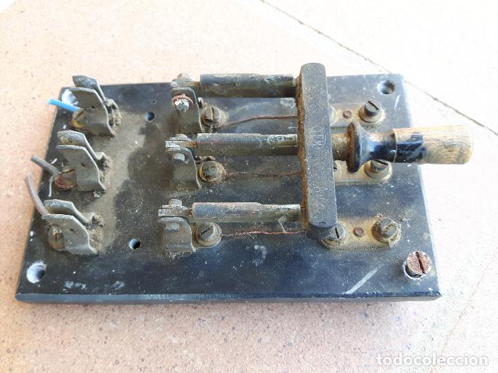 Antig&uuml;edades: INTERRUPTOR DE PALANCA ANTIGUO 3 - Foto 4