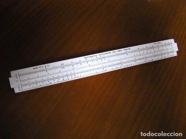 Antig&uuml;edades: REGLA DE CALCULO DE MADERA ENGINEERING INSTRUMENTS MADE IN U. S. A. SLIDE RULE RECHENSCHIEBER - Foto 1