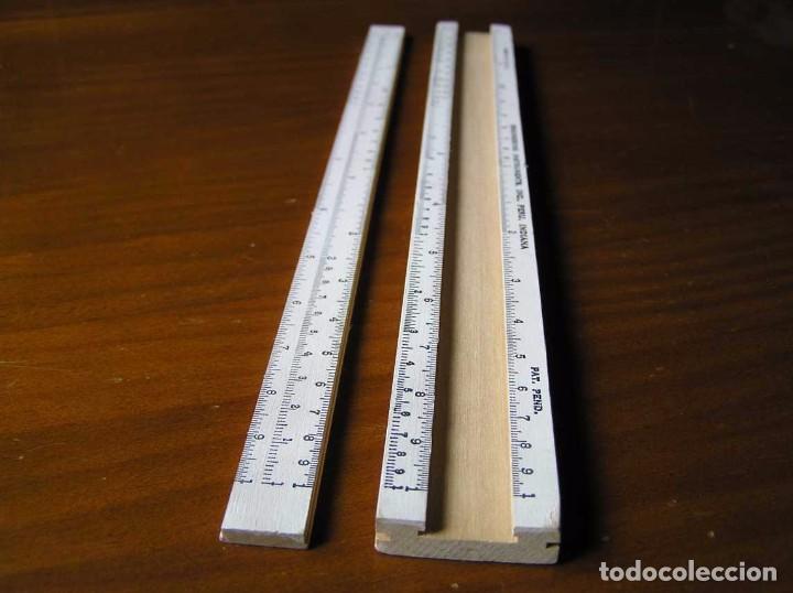 Antig&uuml;edades: REGLA DE CALCULO DE MADERA ENGINEERING INSTRUMENTS MADE IN U. S. A. SLIDE RULE RECHENSCHIEBER - Foto 10