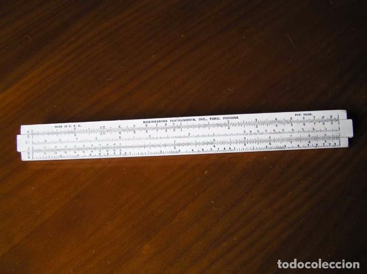 Antig&uuml;edades: REGLA DE CALCULO DE MADERA ENGINEERING INSTRUMENTS MADE IN U. S. A. SLIDE RULE RECHENSCHIEBER - Foto 11